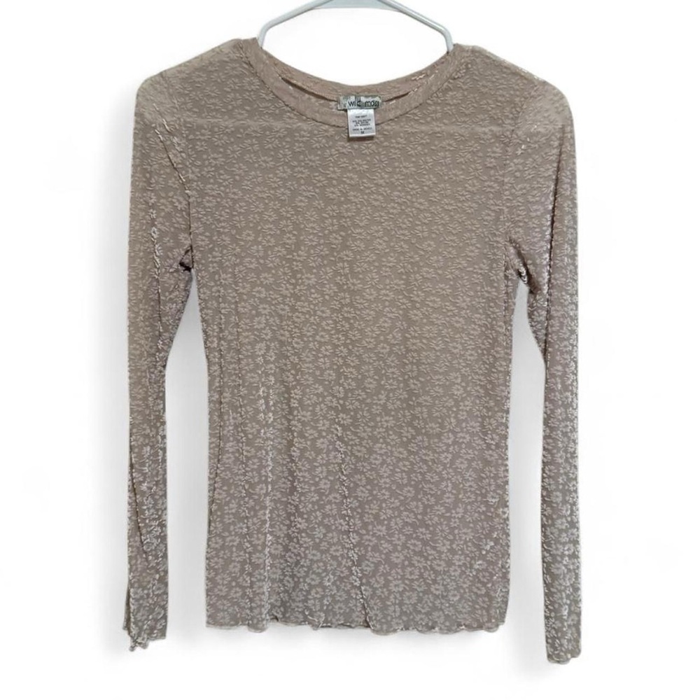 Translucent Floral Longsleeve